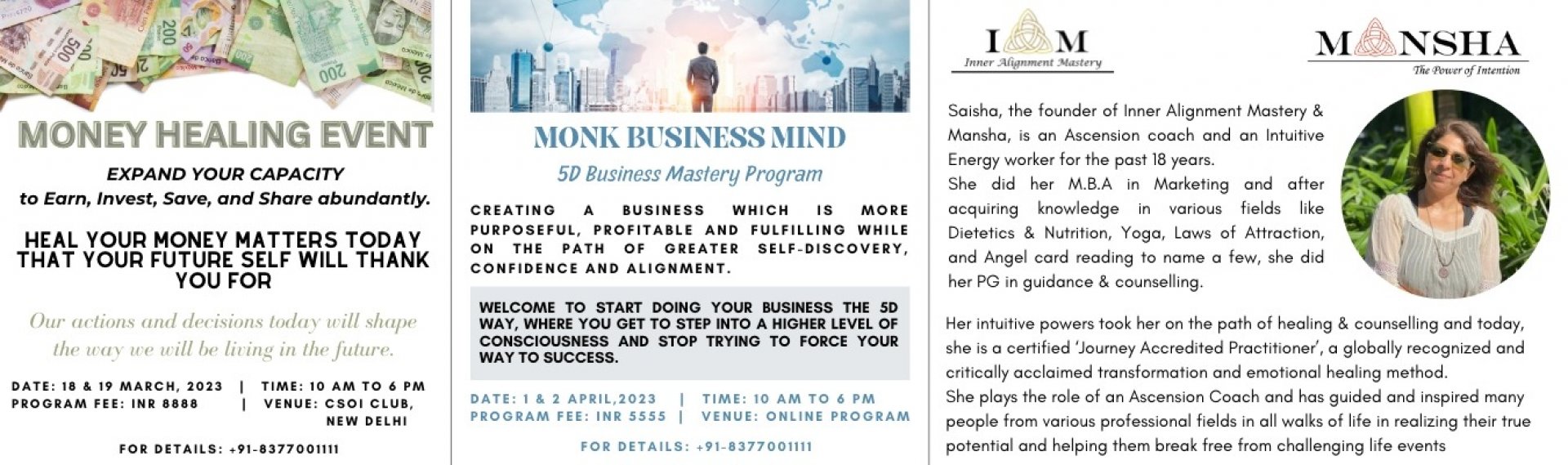 Monely heling event